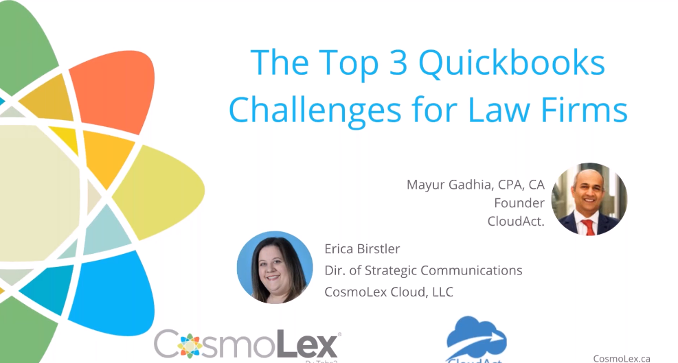 The Top 3 QuickBooks Challenges for Law Firms